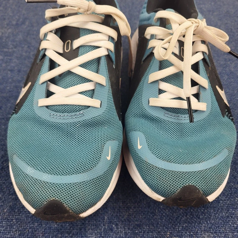 Nike Quest 5 Women Running Shoes Teal Black White Size 7 Activewear Athletic